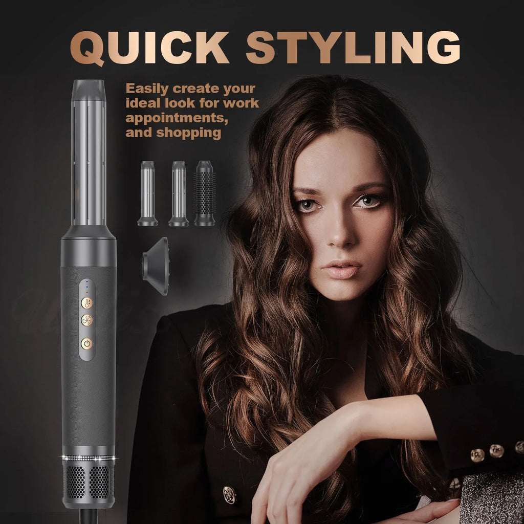 7-in-1 High-Speed Hair Dryer & Straightening Comb
