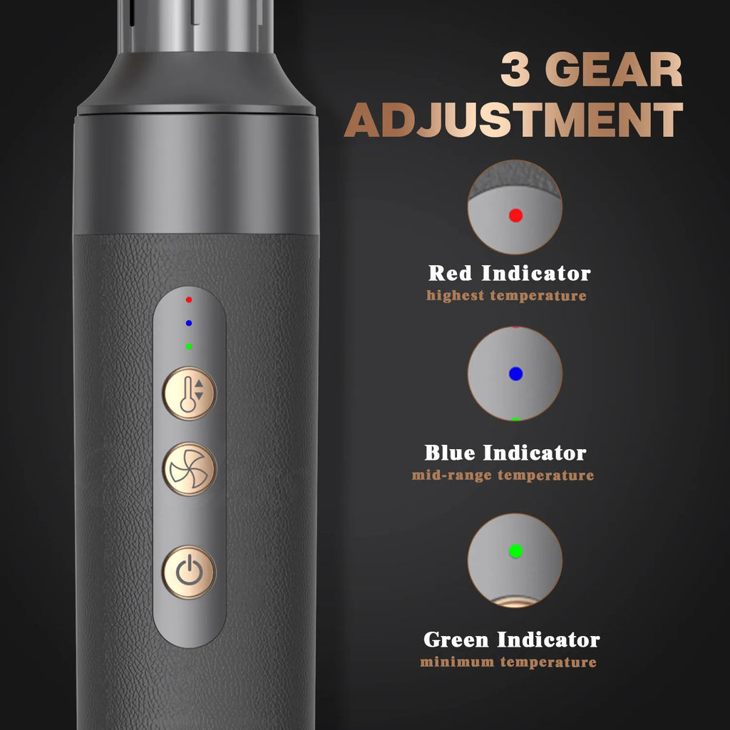 7-in-1 High-Speed Hair Dryer & Straightening Comb