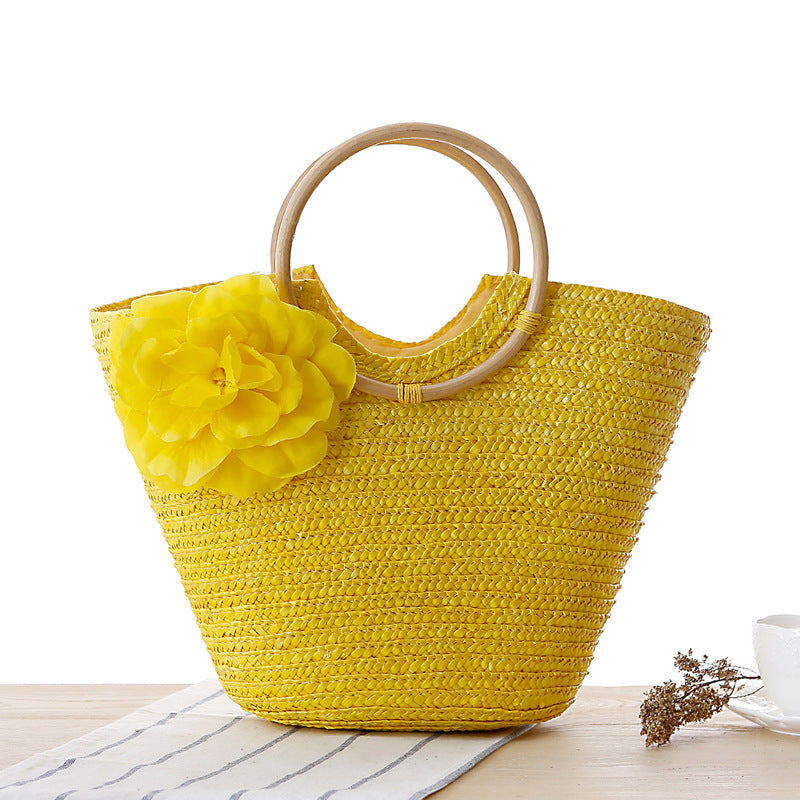 Woven Bag, Straw Bag, Beach Bag
